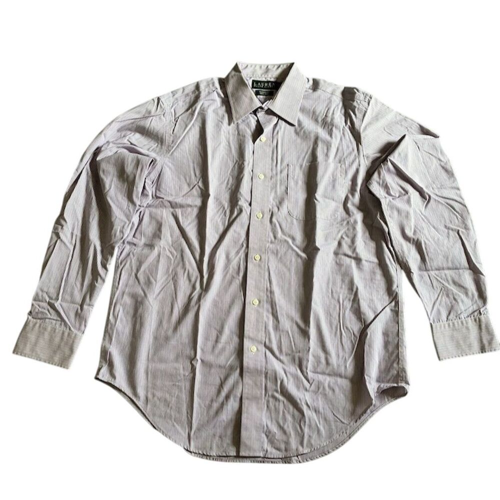 Polo Ralph Lauren Men's Striped Button-Down Shirt‎ Size 16 Multicolor